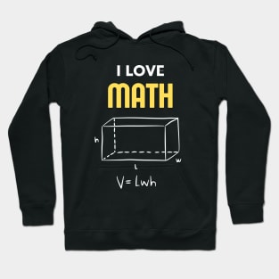 I Love Math Hoodie